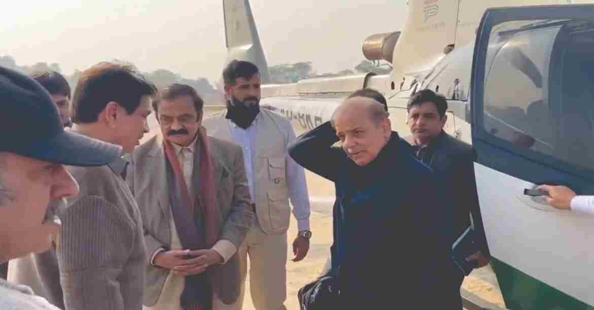 Shehbaz Sharif with Faisal Saleh Hayat