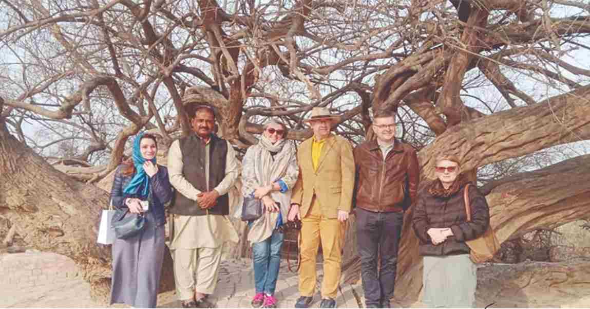 Polish ambassador in Harappa Museum