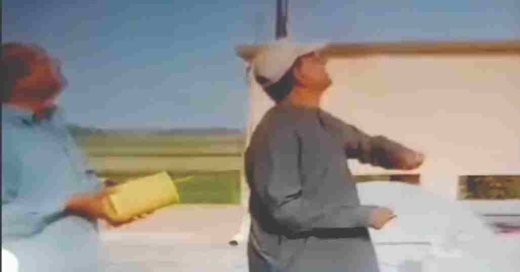 MNA Rao Ajmal flying kite