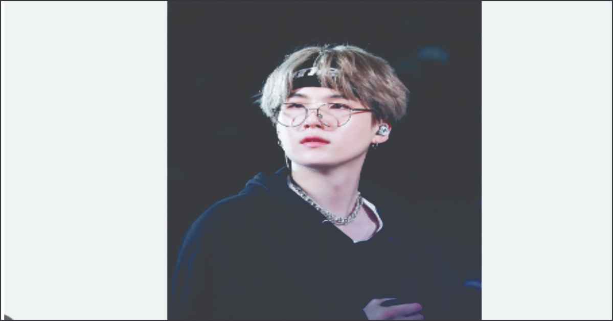 South Korean rapper suga