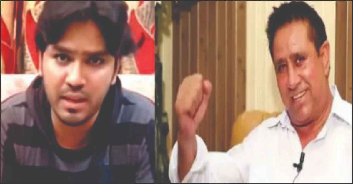 Actor Shafqat Cheema and his son