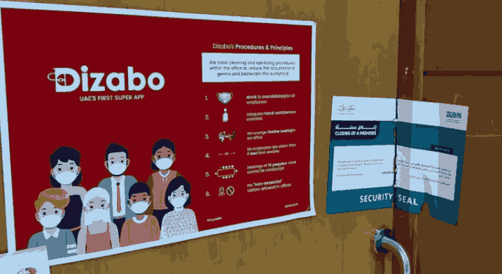 Dizabo office sealed