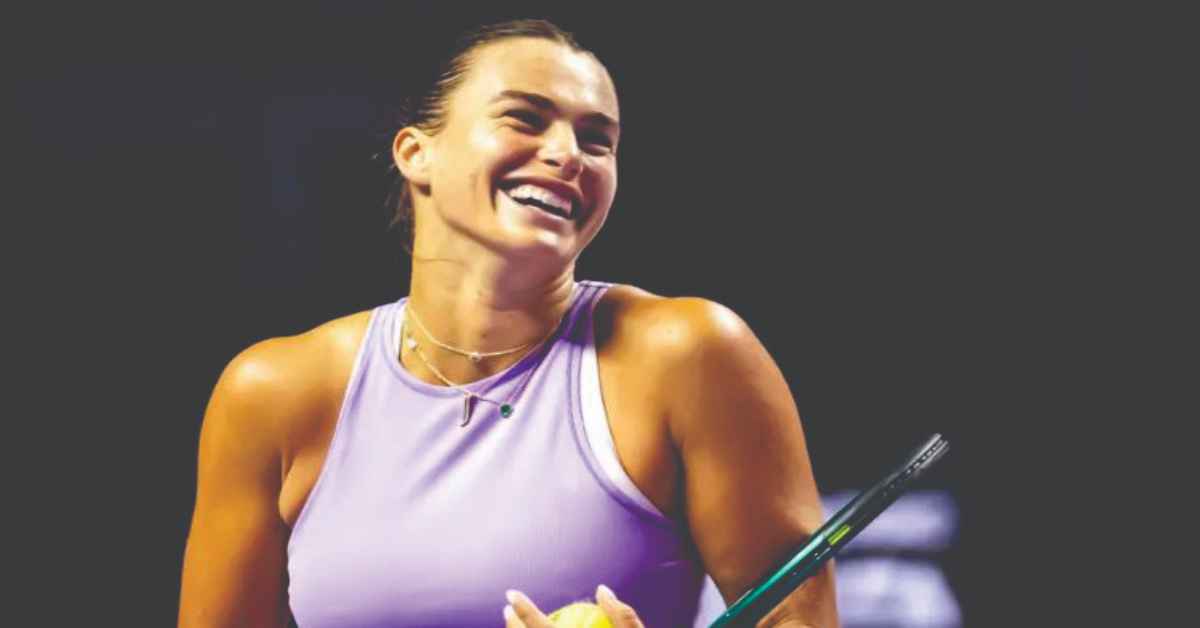 Belarusian tennis player Aryna Sabalenka