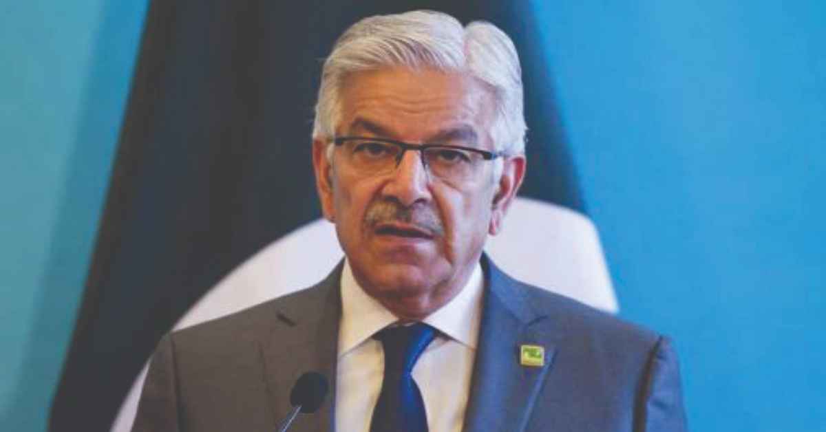 Minister of Defence of Pakistan Khawaja Asif