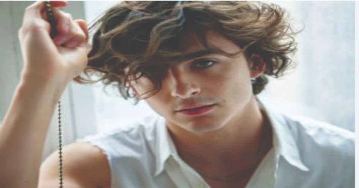 French actor Timothée Chalamet
